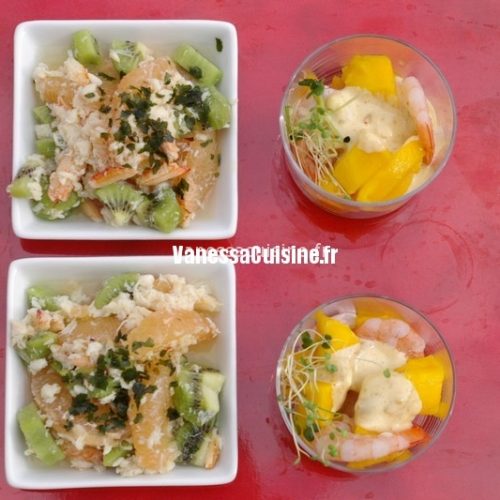 salade crabe kiwi pamplemousse 5 recettes pour un déjeuner d'anniversaire