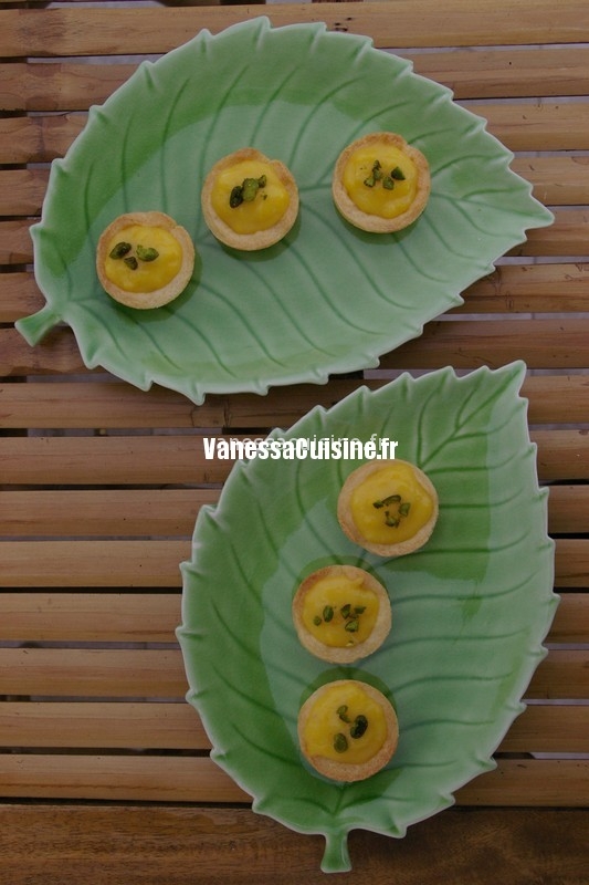 recette de tartelettes mangue-citron