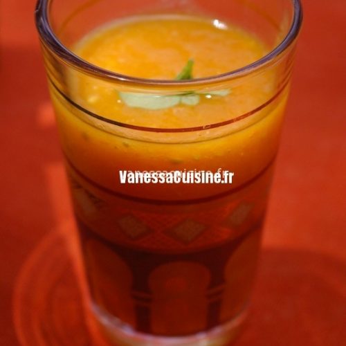 recette de gaspacho orange