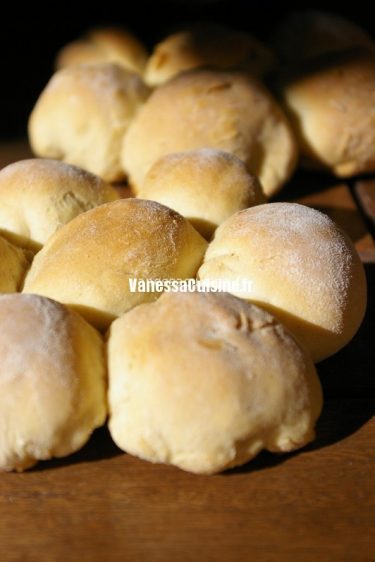 recette de pain marguerite à la vanille