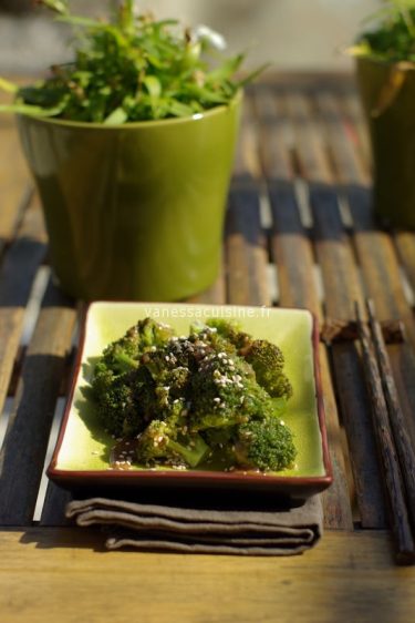 recette de brocolis tahine miso