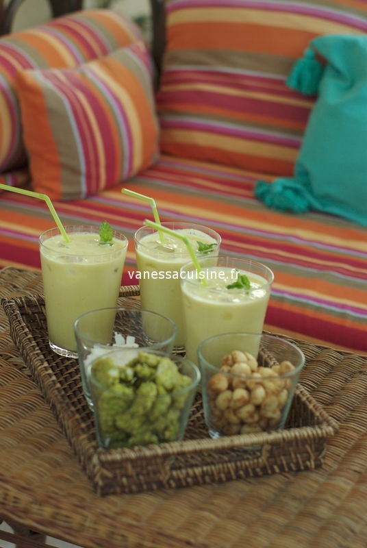 photo culinaire de Pinacolada à l'ananas frais, crème de coco