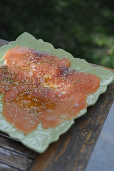recette de saumon mariné