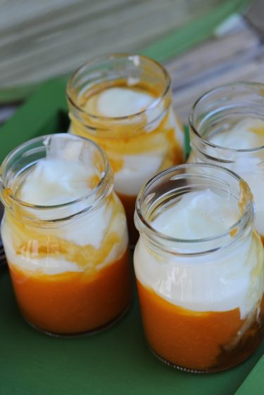 recette de yaourts aux abricots et miel de citronnier