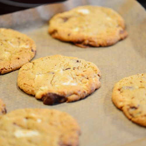 recette de cookies aux trois chocolats
