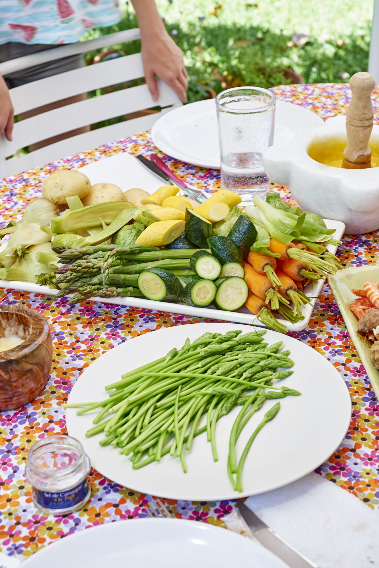 photo culinaire des légumes de l'aioli provencal