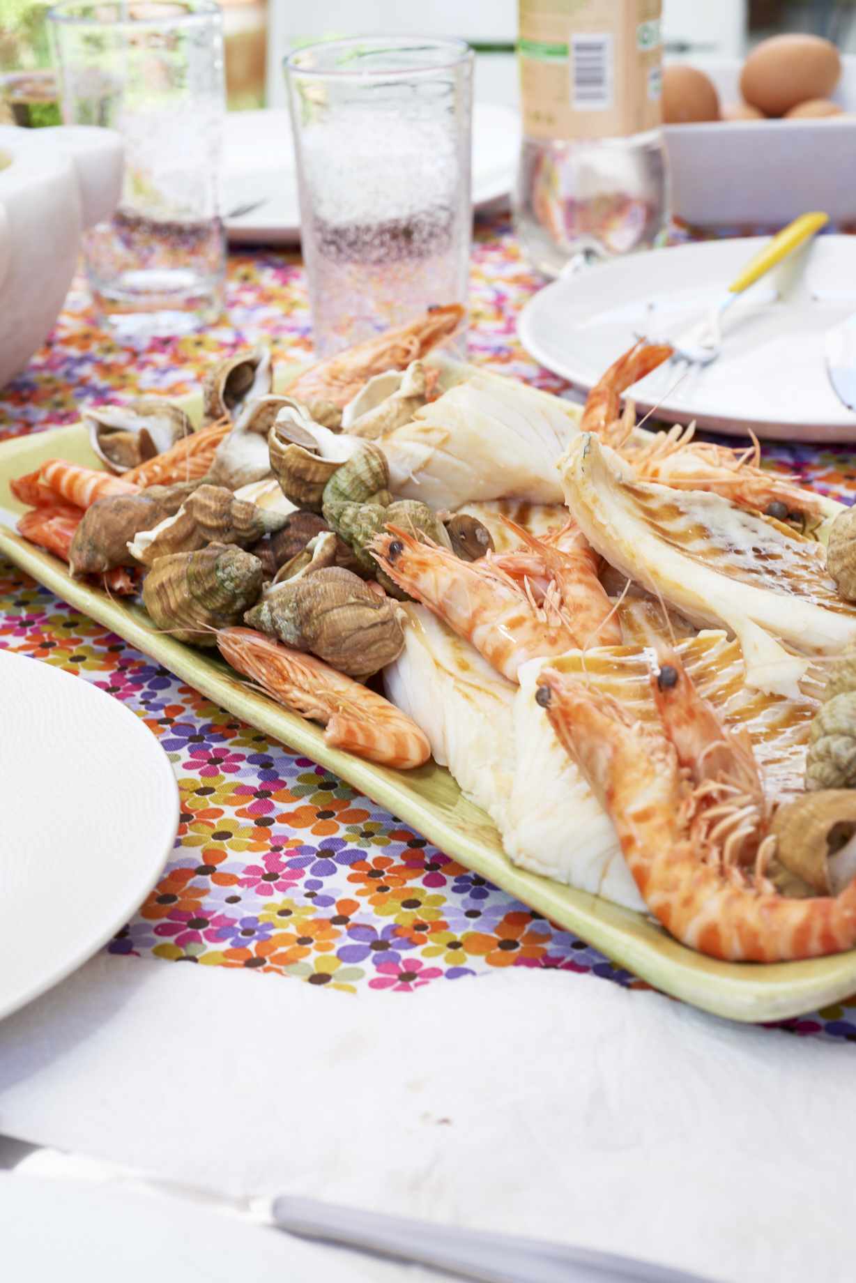 photo culinaire des poissons de l'aïoli provençal