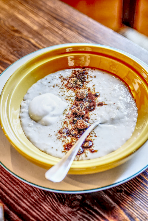 recette de Porridge aux épices et sucre muscovado
