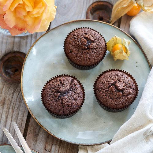 recette de délicieux muffins au chocolat sans gluten