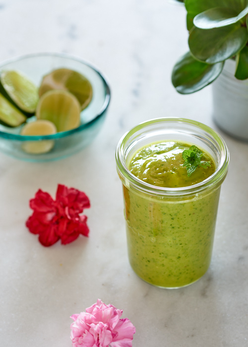 recette de Smoothie vert à la mangue et au persil