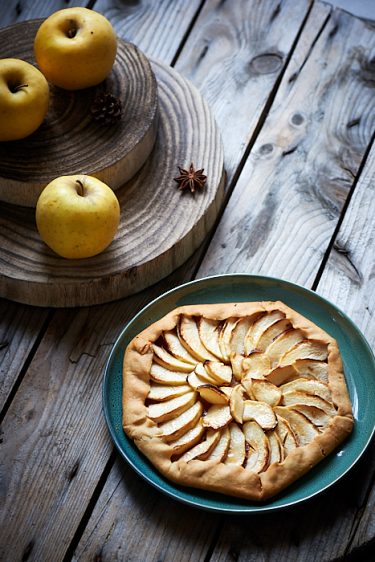 recette de tarte rustique aux pommes