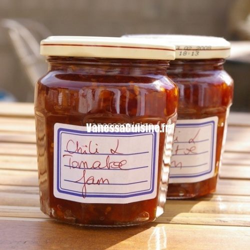 recette de chili tomato jam
