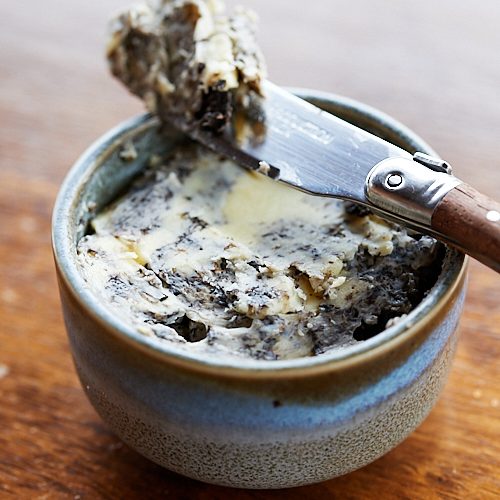 recette de beurre à la truffe