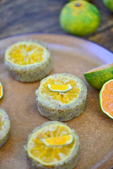 recette de petits gâteaux à la mandarine satsuma