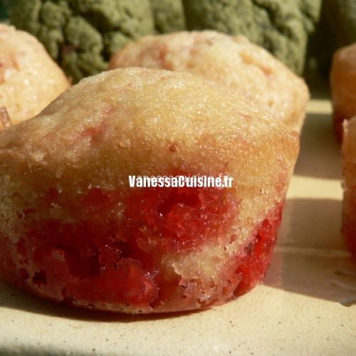 recette de mini cakes aux pralines roses