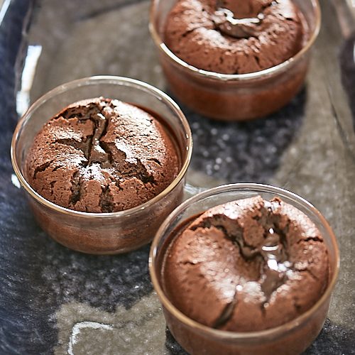 recette des moelleux au chocolat de Julie Andrieu