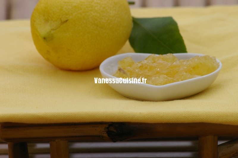 recette de Confiture de citron de Menton