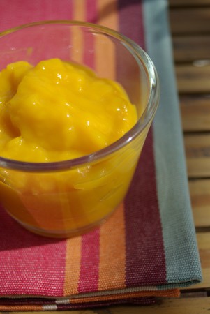 recette de Curd mangue et orange