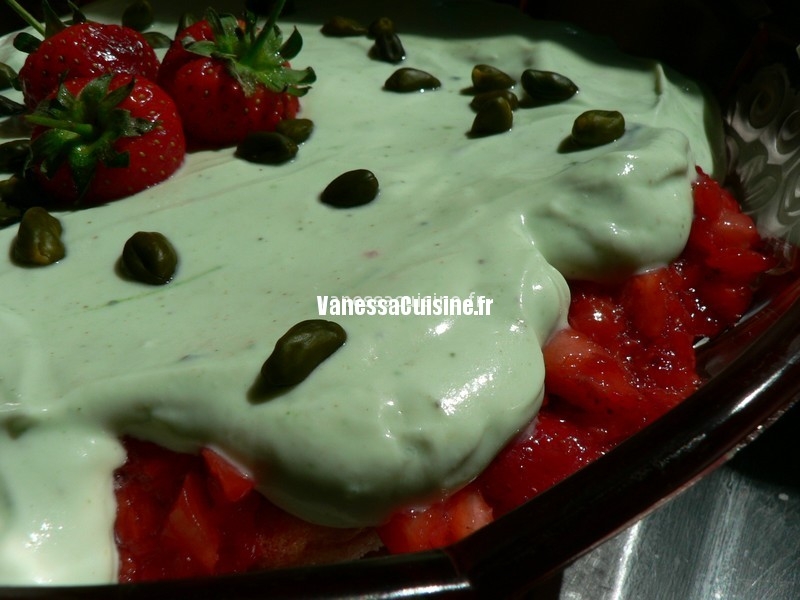 recette de Tiramisu express aux fraises