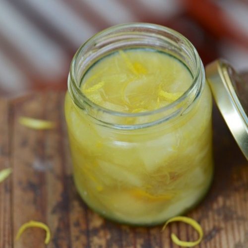 recette de Compote de poire rhubarbe citron