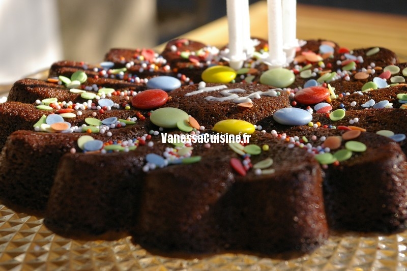 recette de Gâteau d'anniversaire au chocolat d'Ysé