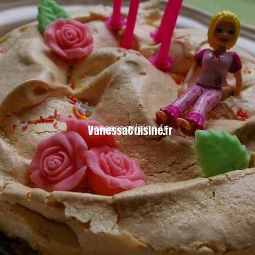 recette de Gâteau d'anniversaire meringué d'Ysé