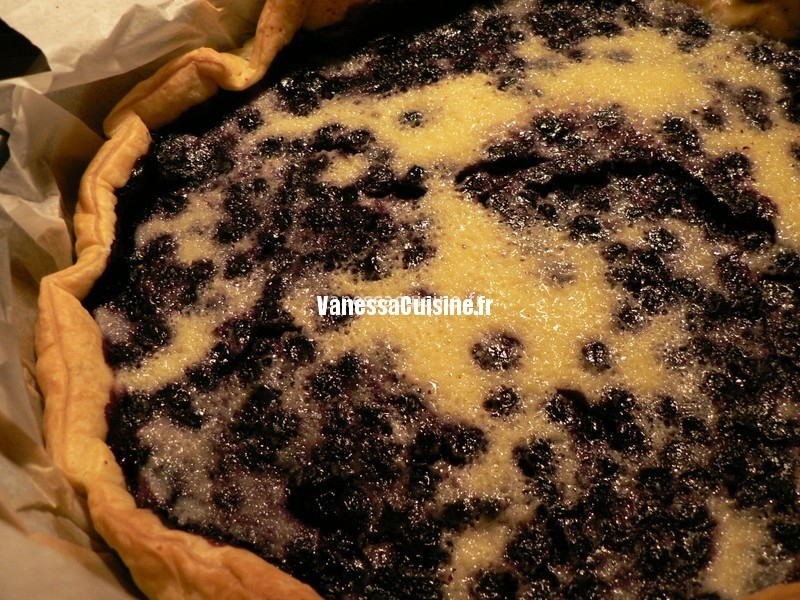 recette de tarte aux myrtilles