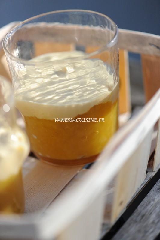 photo culinaire de Compote pommes ananas et mascarpone