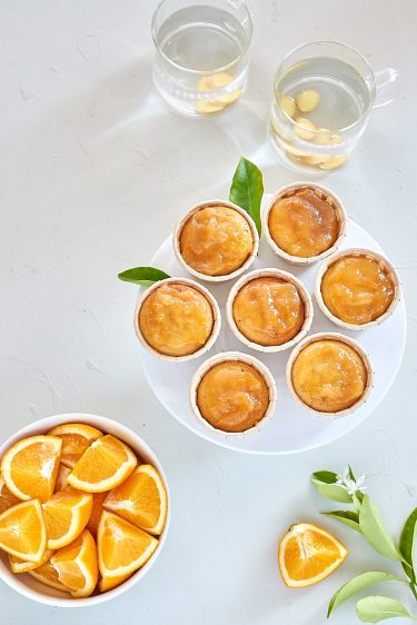 muffins confiture orange