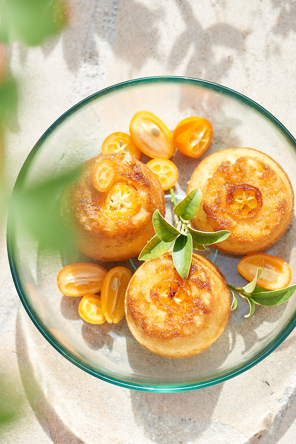 recette de gâteaux aux amandes et kumquats