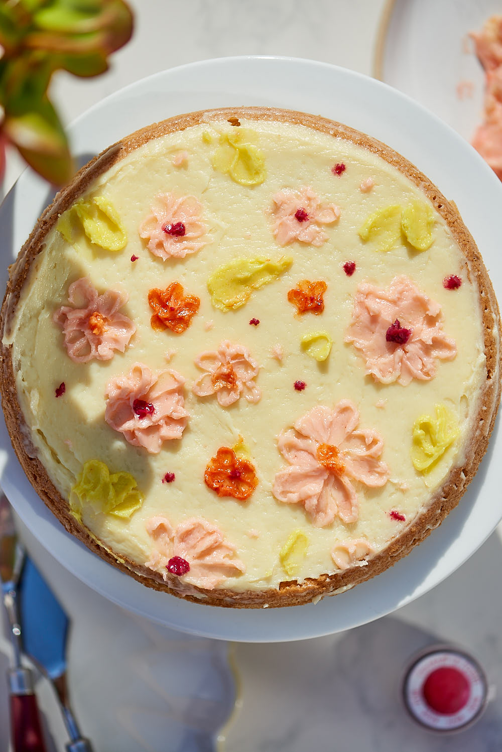 photo culinaire de Flowers cake