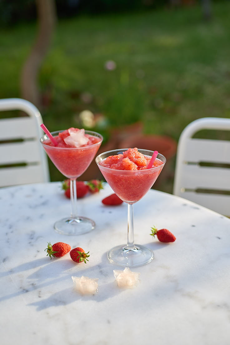 photo culinaire de Frozé aux fraises